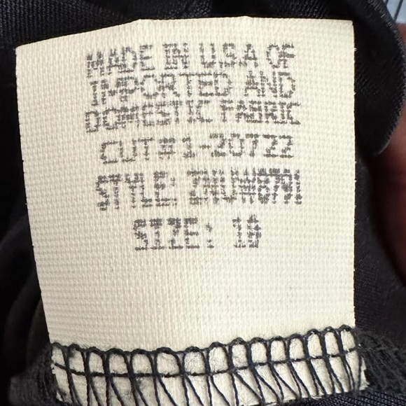 David Meister Long Evening Gown Womens Sz 10 Dark Navy Pearls Party Dress - Picture 9 of 11